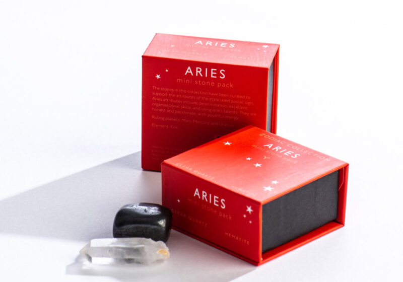 Aries Zodiac Mini Stone Pack - Boujeebox