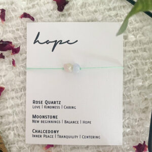 hope crystal bracelet - boujeebox