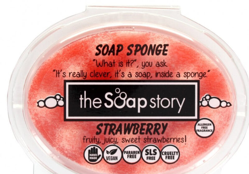 Strawberry Soap Sponge 150g - Boujeebox