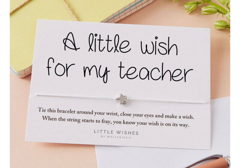 Teacher Mini Wish Bracelet - Boujeebox