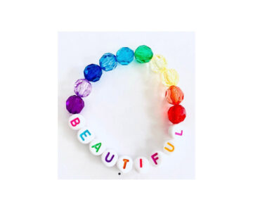 Beautiful rainbow bracelet - Boujeebox