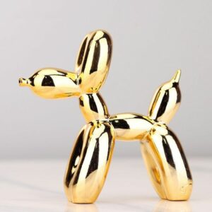 Gold balloon dog sculpture - Boujee Box