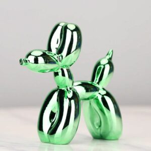 Green balloon dog sculpture - Boujee Box