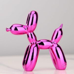 Pink balloon dog sculpture - Boujee Box